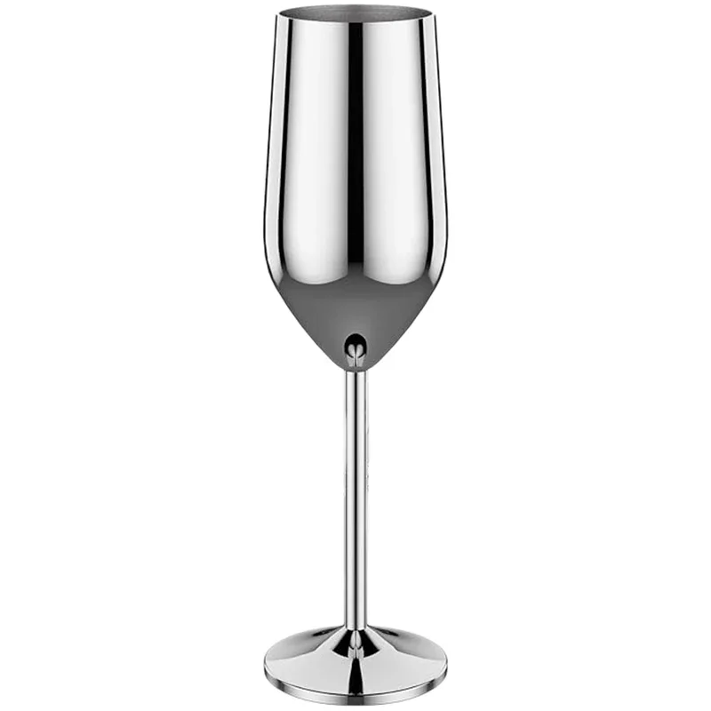 New Stainless steel wine glasses unbreakable metal cocktail glasses 220ml for drinking cocktails and wine in the at bar Cup