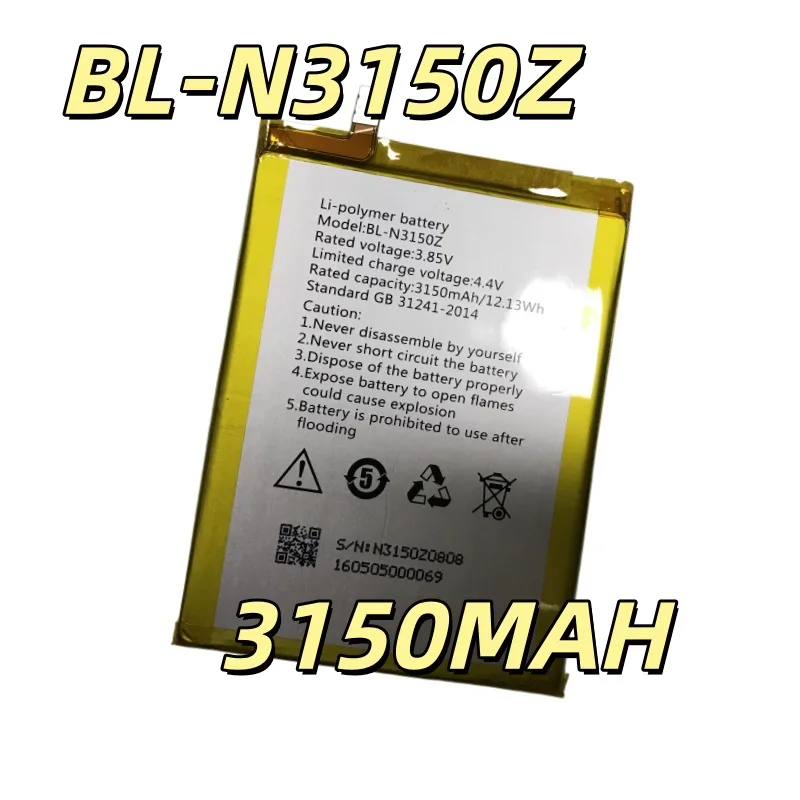 Replacement battery BL-N3150Z Applicable to BL-N3150Z Mobile phone battery 3150MAH