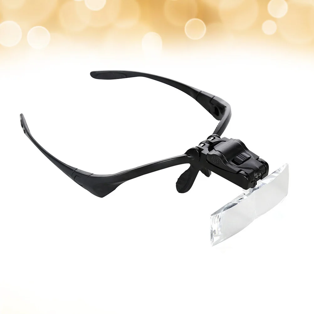 

1Pcs LED Light Forehead Amplifier Bright Flicker-Free Magnifying Lens Elastic Headband Easy Wear for Beauty Care Artist