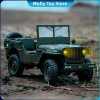 JJRC C8815 Rc Car 1941 Mb Scaler Willys Jeep 2.4g 4wd Rtr Crawler Climbing Scale Military Truck Offroad Vehicle Adult Kids Toy