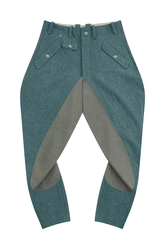 Pantalones de montar de la Policía Alemana, pantalón de lana M44, Tropas montadas, GUWJ-B029, WWII