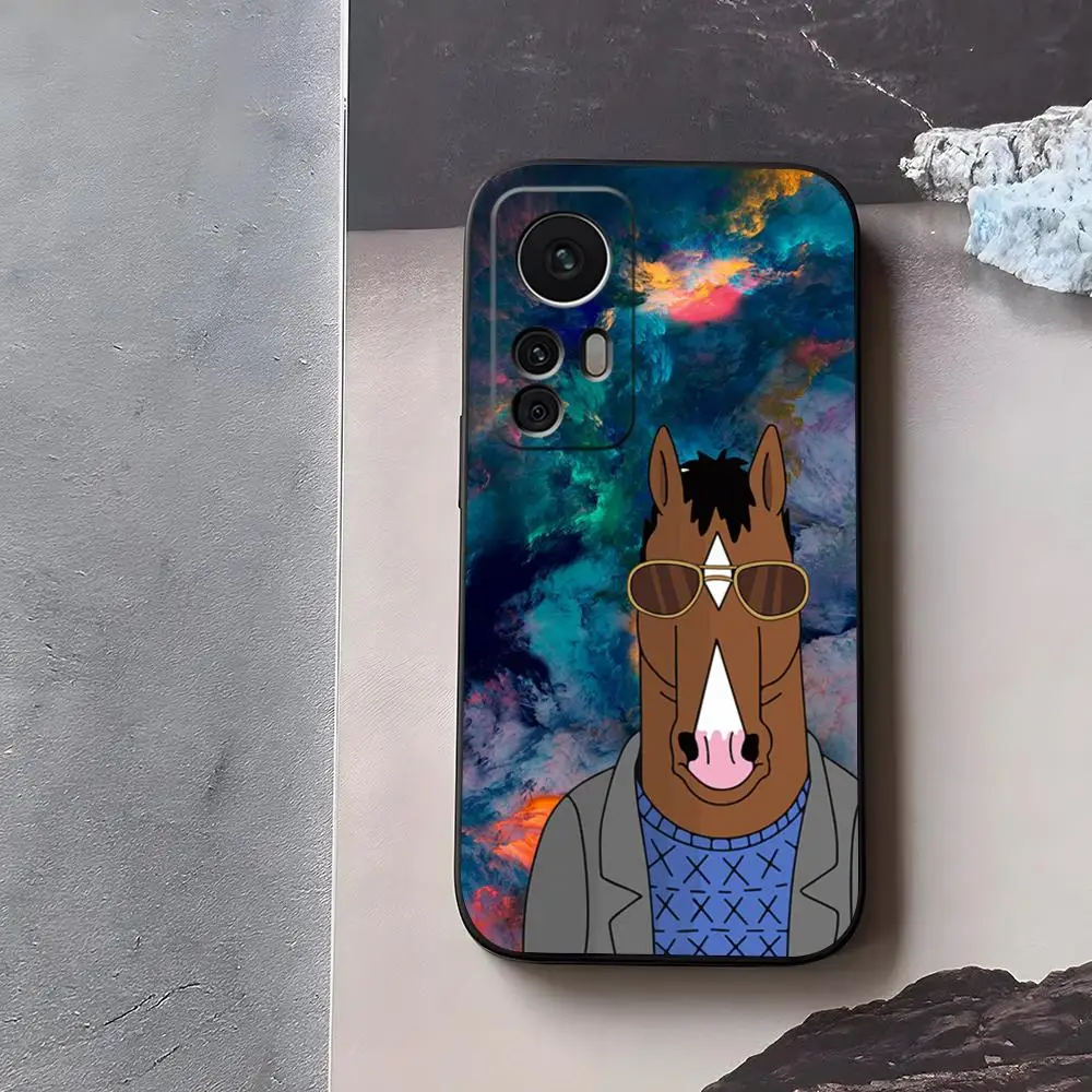 B-BoJack Horseman Phone Case Funda For Redmi Note 11 12S 12 10 7 8 9 T 10A A2 Pro Plus Silicone Cover