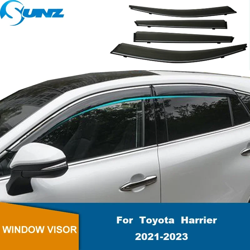 Window Waterproof Shield For Toyota Harrier XU80 2021 2022 2023 2024 4PCS Car Side Window Deflectors Car Window Visors Guard