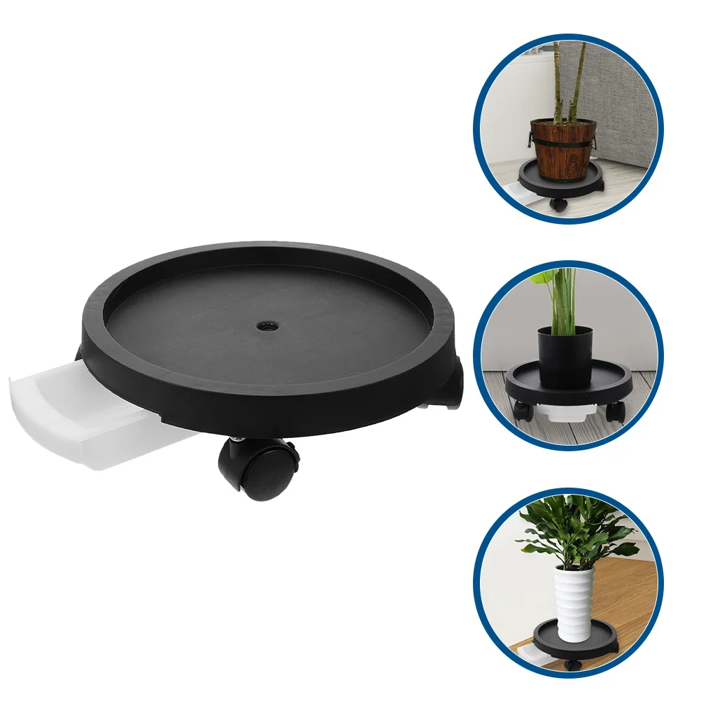 Plateau avec roues support roulant pour plante Dolly avec roues intérieur extérieur jardin Mobile plante Dolly Base