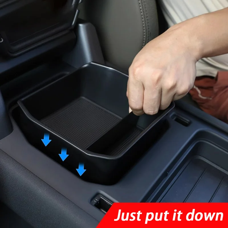 ABS For Land Rover Defender 90 110 L663 2020 2021 2022 2023 2024 2025 2026 Car Armrest Storage Box Cover Trim Car Accessories