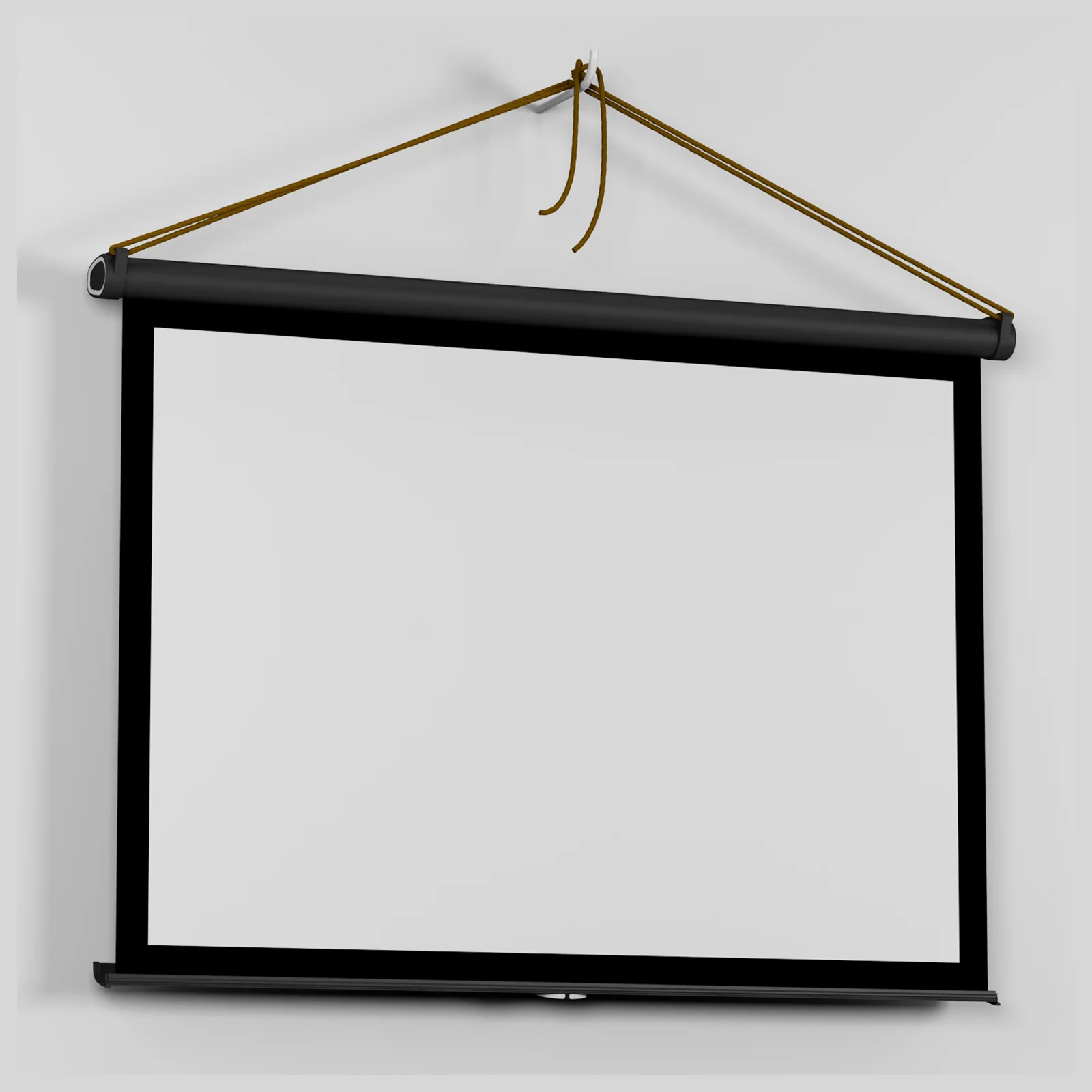 شاشة عرض 50 بوصة 4:3/16:9 شاشة عرض عالية الدقة محمولة قابلة للطي مثبتة على الحائط لأفلام المكاتب والمسرح المنزلي #6