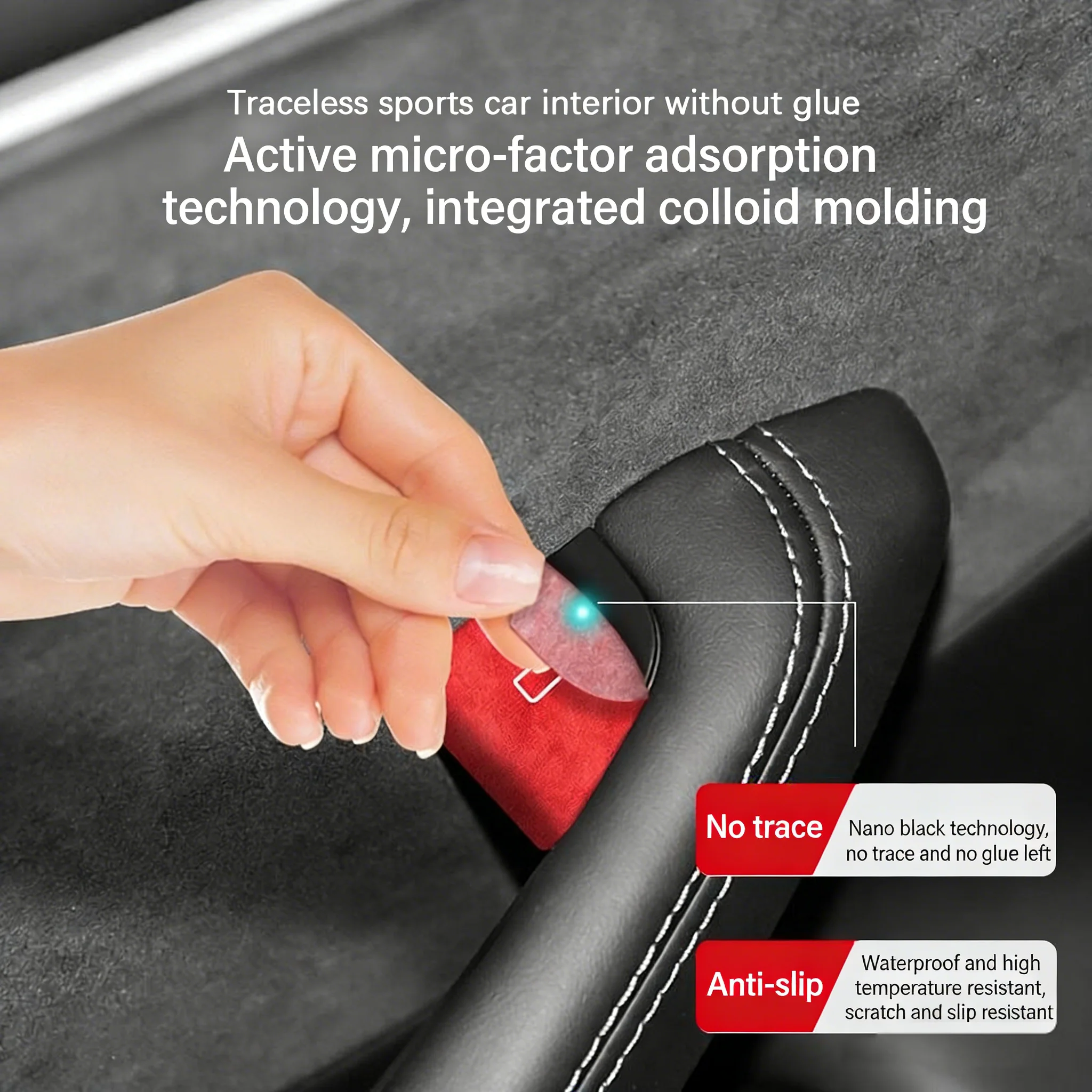 For Tesla New Model 3 Y Juniper Highland Car Open Door Button Stickers Armrest Window Lift Button Switch Interior Accessories