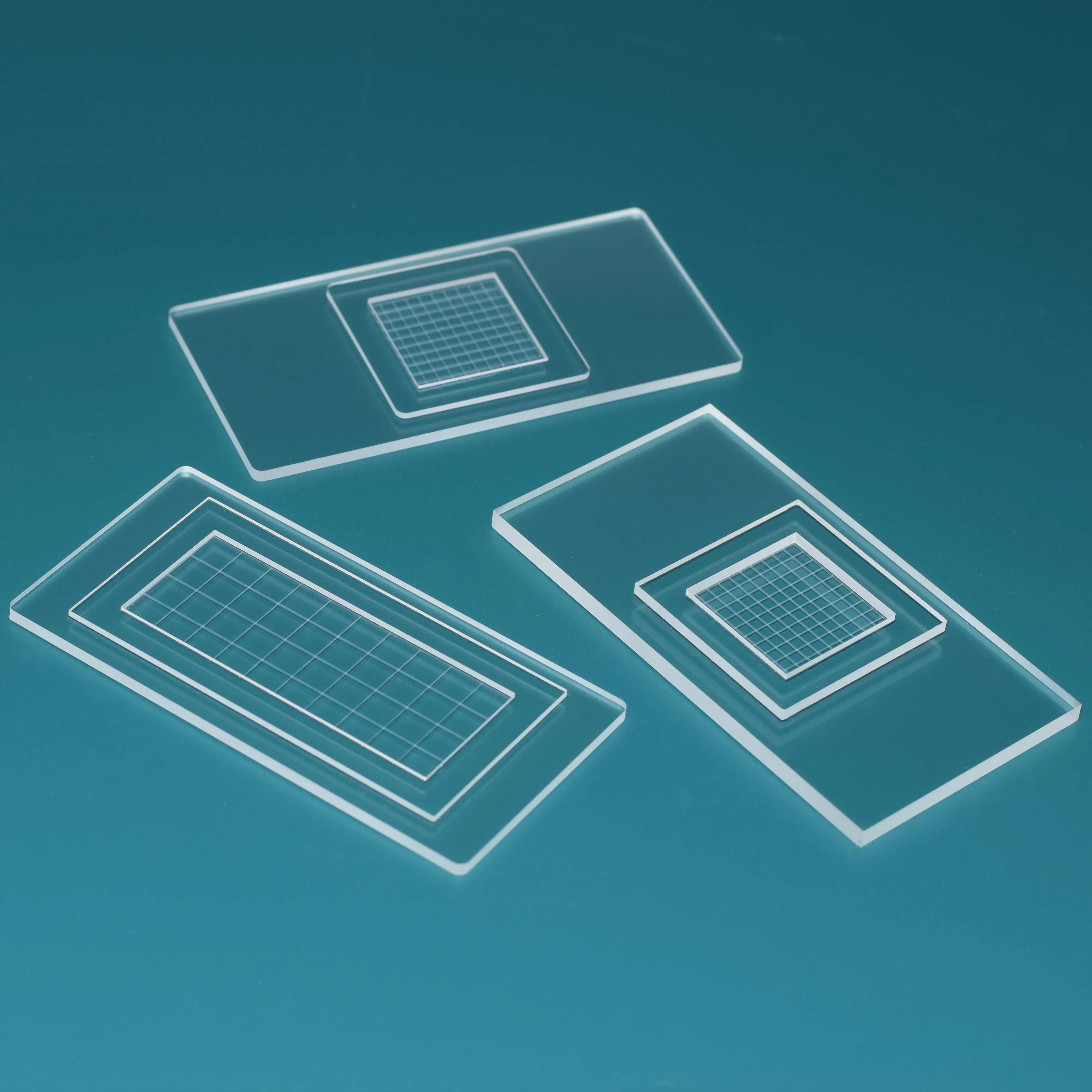 

76x37x2mm Plankton counting glass slide 0.1/0.25/0.5/1/2/5ml 76x25x1mm Ascaris egg Algae count customized Counting box