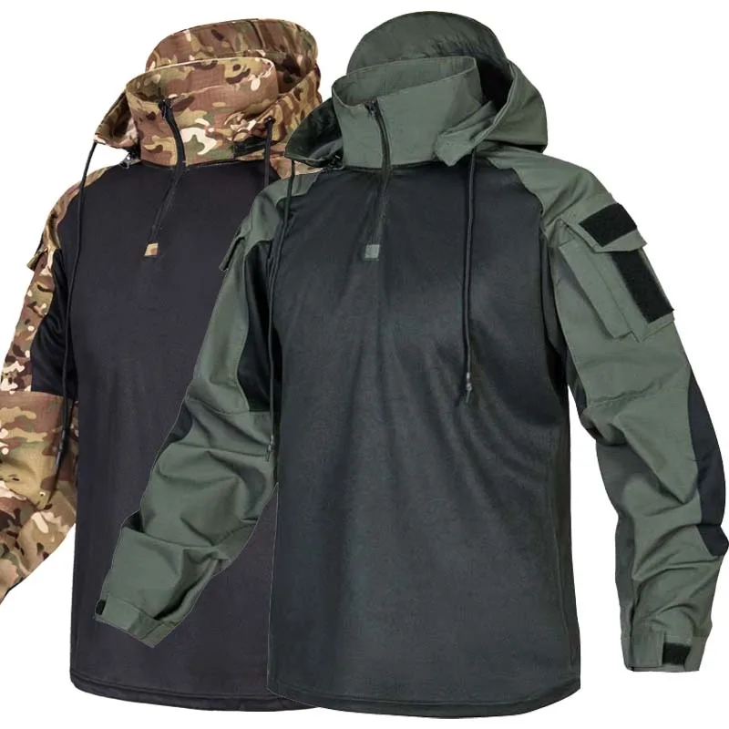 New Army CP Camouflage Multicam Military Combat T-Shirt Men Tactical Shirt Airsoft Paintball Trainning Camping Hunting Clothing