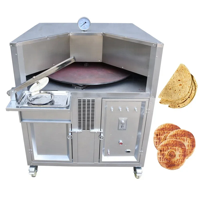 Home Small Electric Gas Arabic Pita Flat Bread Roti Bake Maker Oven Stainless Steel Naan Tandoori Oven