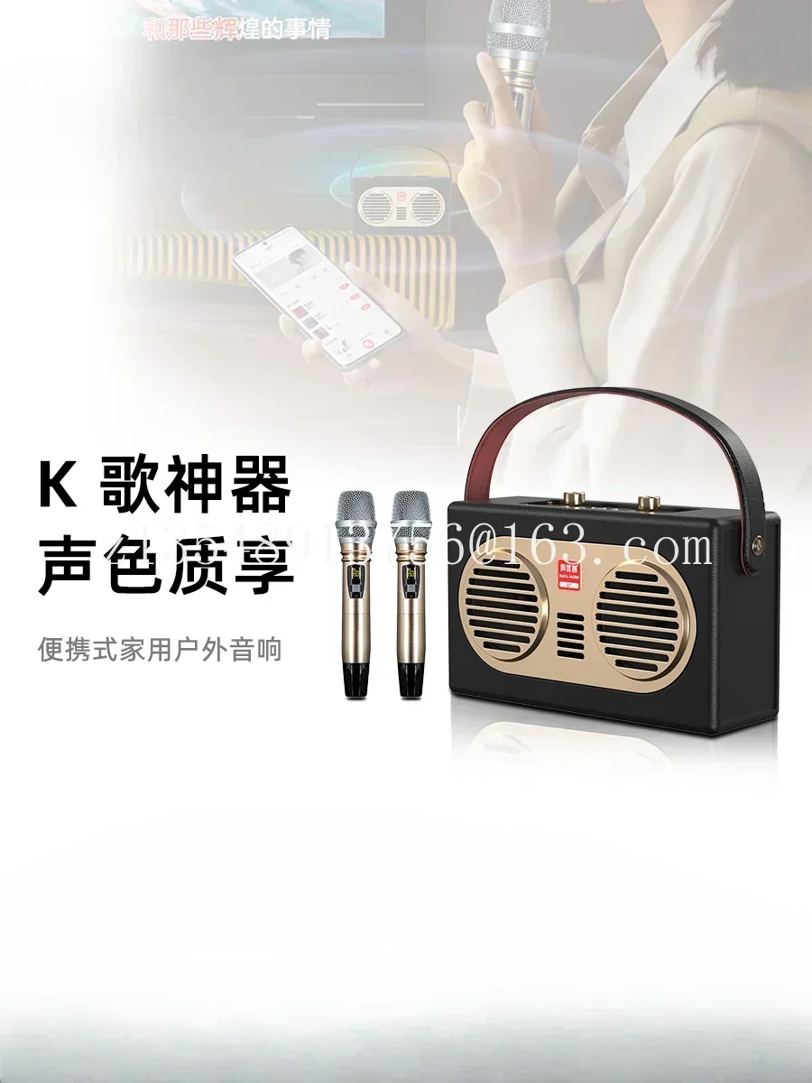 Outdoor High Quality Subwoofer Mini Home Portable Retro Wireless Speaker
