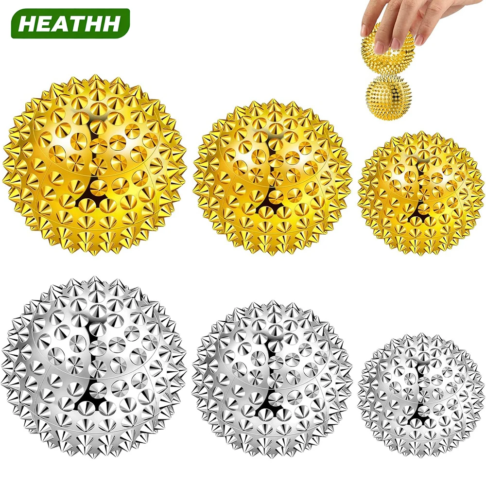 Acupressure Ball Set - Bola de massagem magnética Hedgehog, bolas