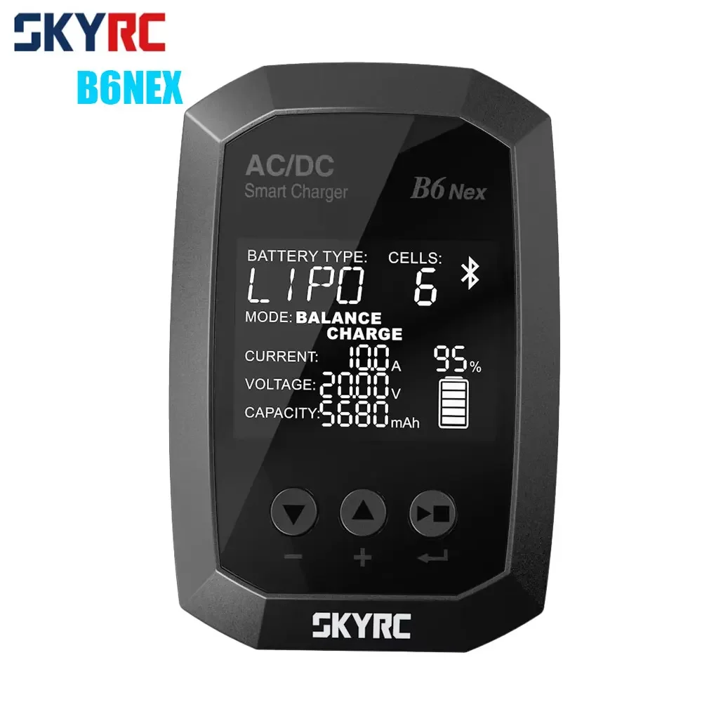 

SKYRC B6NEX AC/DC 200W intelligent balanced charger with built-in Bluetooth and mobile APP control for RC FPV Racing