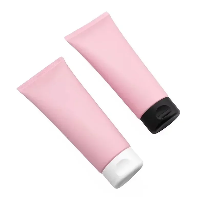 10/30/50 個 200 ミリリットルマットピンクソフトホースチューブフェイスクリームチューブ洗顔料エッセンスローションボトル化粧品容器卸売