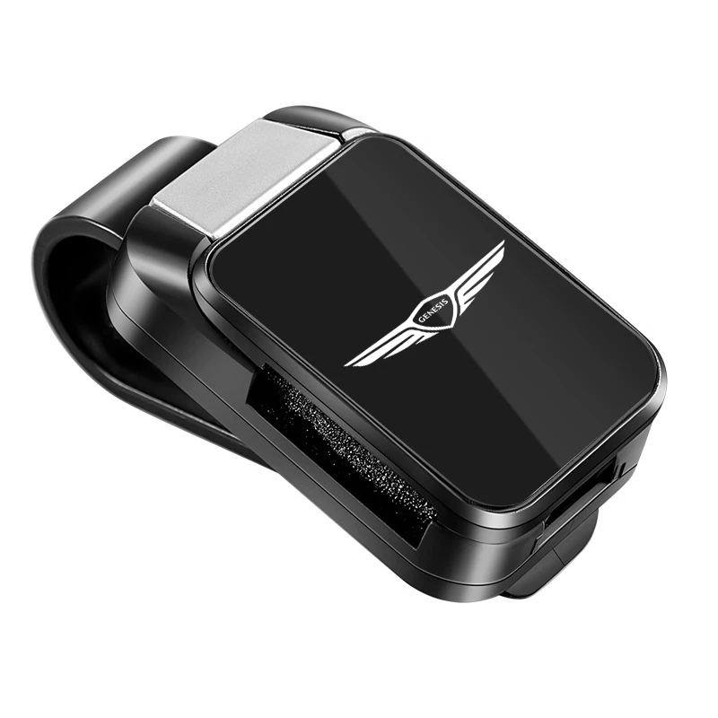 Genesis Car Glasses Case Car Sun Visor Glasses Holder Sunglasses Card Ticket Clip - view 6