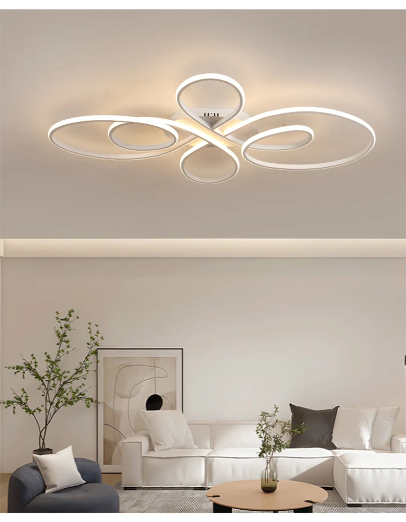 Modern LED Ceiling Light Nordic Creative Indoor Lighting Decoration Accessories for Living Room Study Room Bedroom Light Fixture
