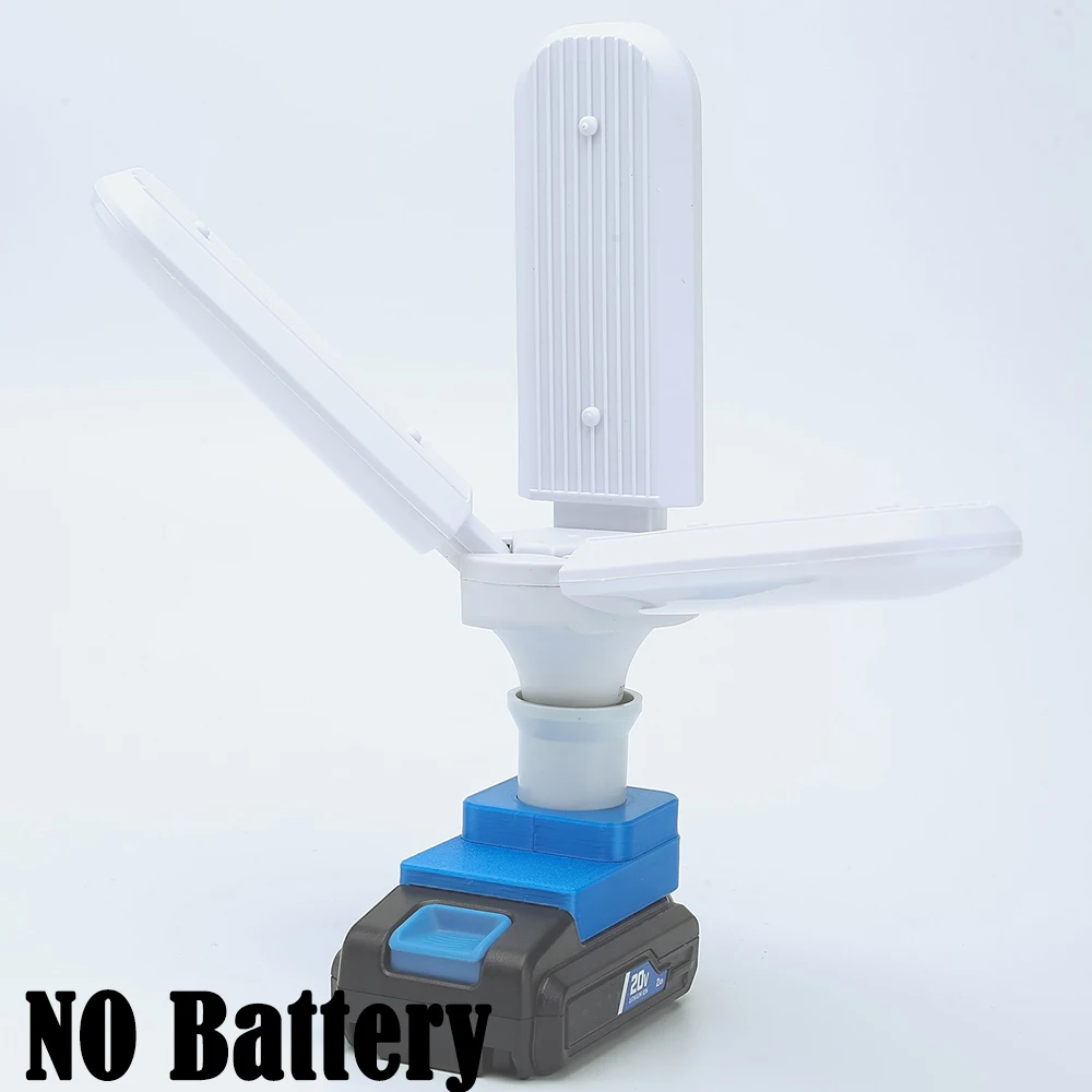 

LED Work Light For HART 20V Lithium Battery Foldable Wireless Fan Blade Portable Daylight Family Camping Outdoor Travel Lamp