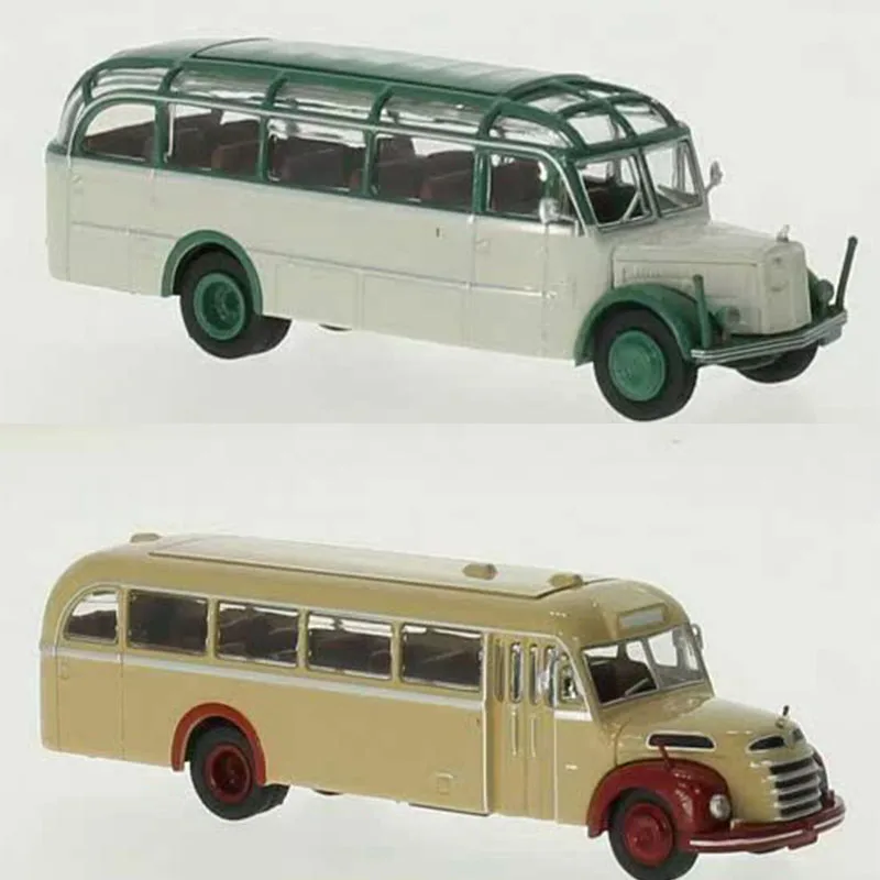 1:87 Scale Buees Aus Osterreich Simulation Alloy Bus Model Static Display Collectible Toy Gift Decoration Souvenir