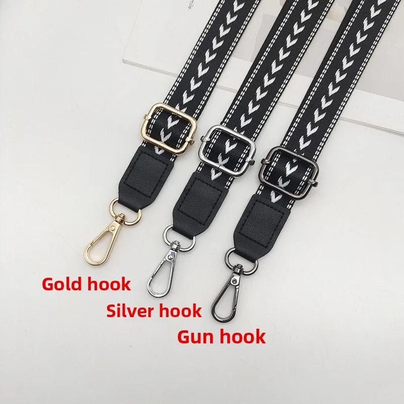 

2,5 см маленькая средняя сумка, рюкзак, плечевой ремень, регулируемый длинный плечевой ремень, аксессуары для сумки, замена с цветными стрелками