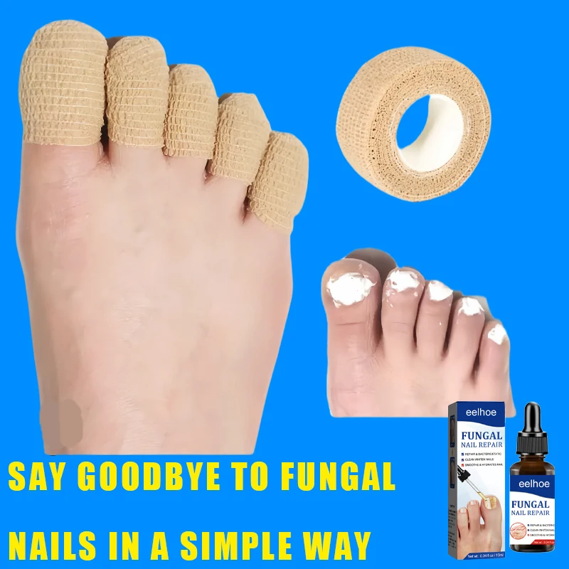 

Fungal nail polish, nail coating, toe protection, foot and finger protection, self-adhesive bandage, toe and finger protection