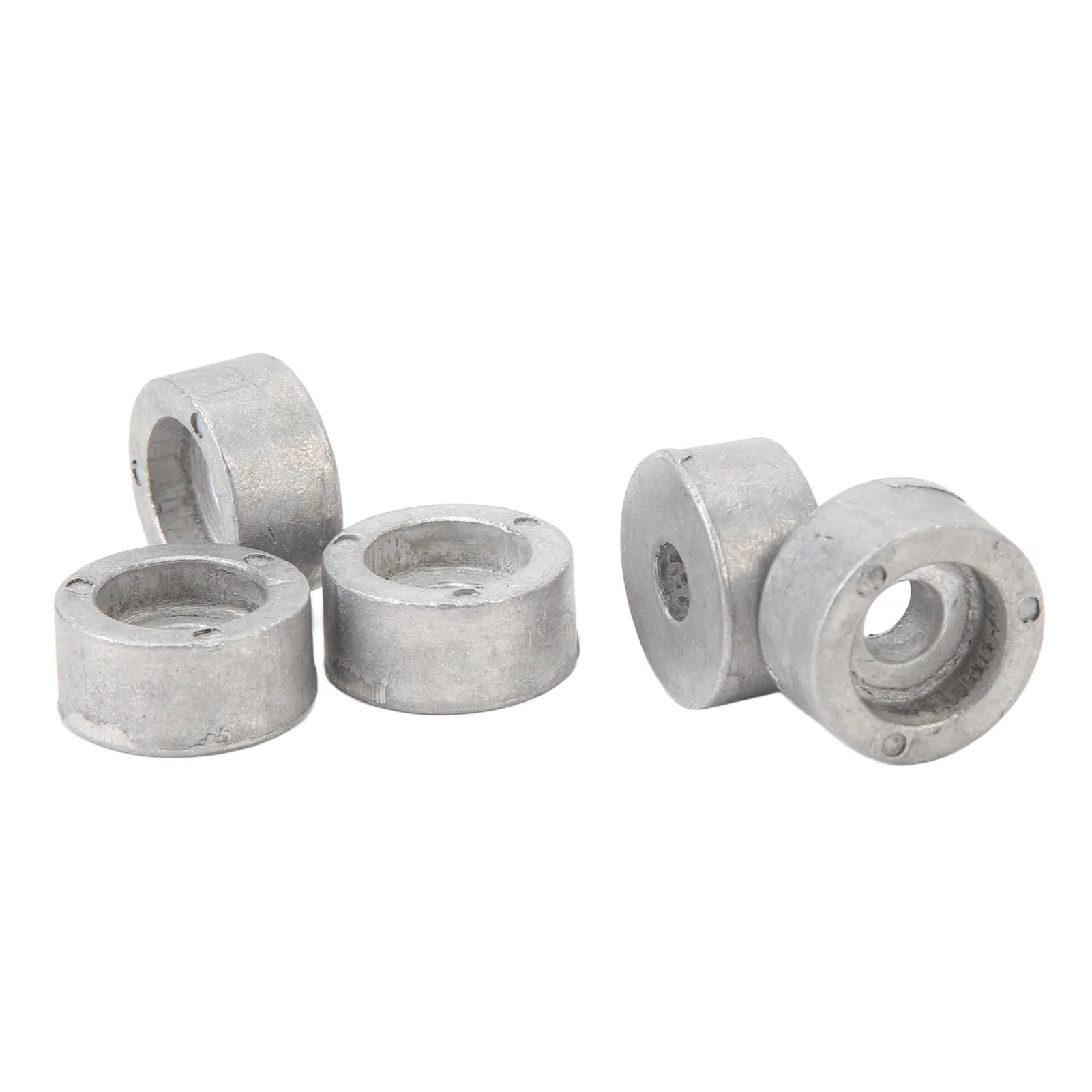 5 Pcs Marine Round Zinc Anode 55321 87J01 Oxidation Resistant Zinc Anode Block Replacement for Suzuki Outboard Motor 4T