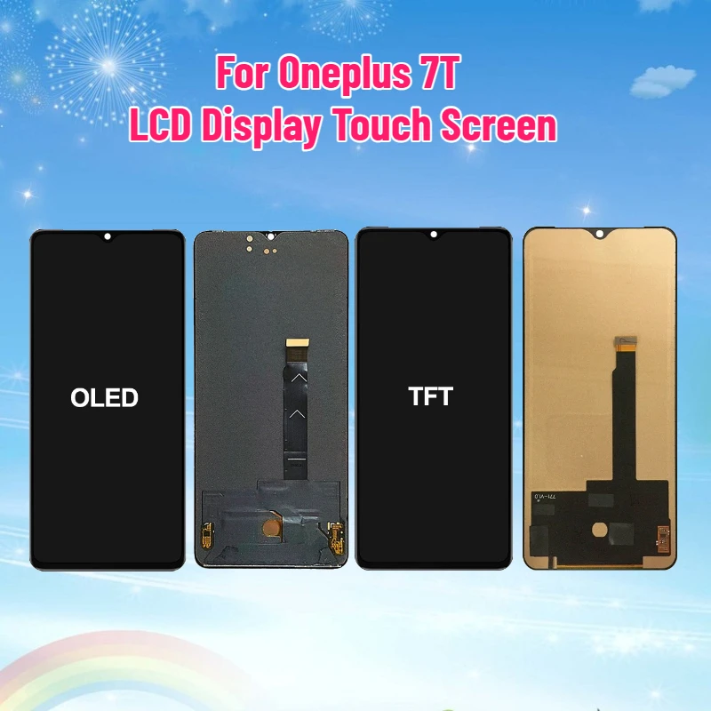 

OLED Lcd for Oneplus 7T LCD Display Touch Screen Digitizer Assembly LCD Screen for One Plus 7T 1+7t Screen