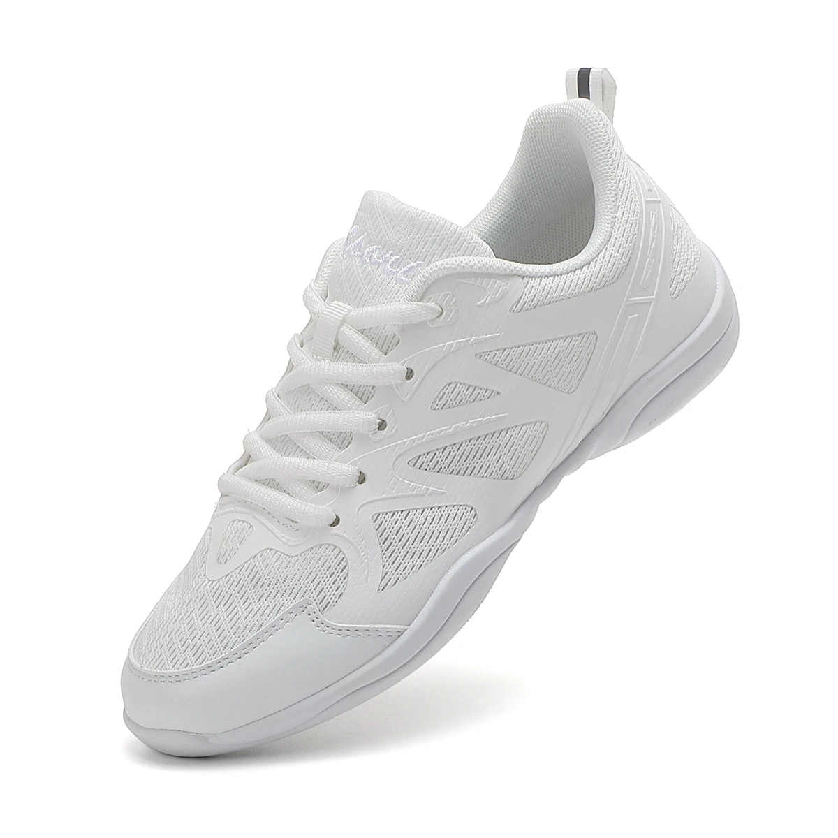 White Cheerleading Shoes For Girls Womens Non Slip Cheer Shoes Breathable Youth Cheer Trainer Sport Footwear 2415