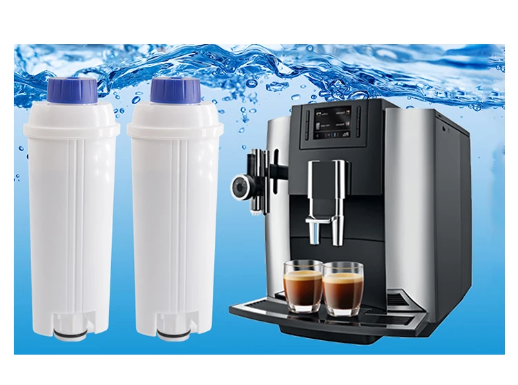 Filtro de agua para café DLS C002, Compatible con De'Longhi 5513292811, CFL-950, SER3017, serie ECAM/ESAM/ETAM,