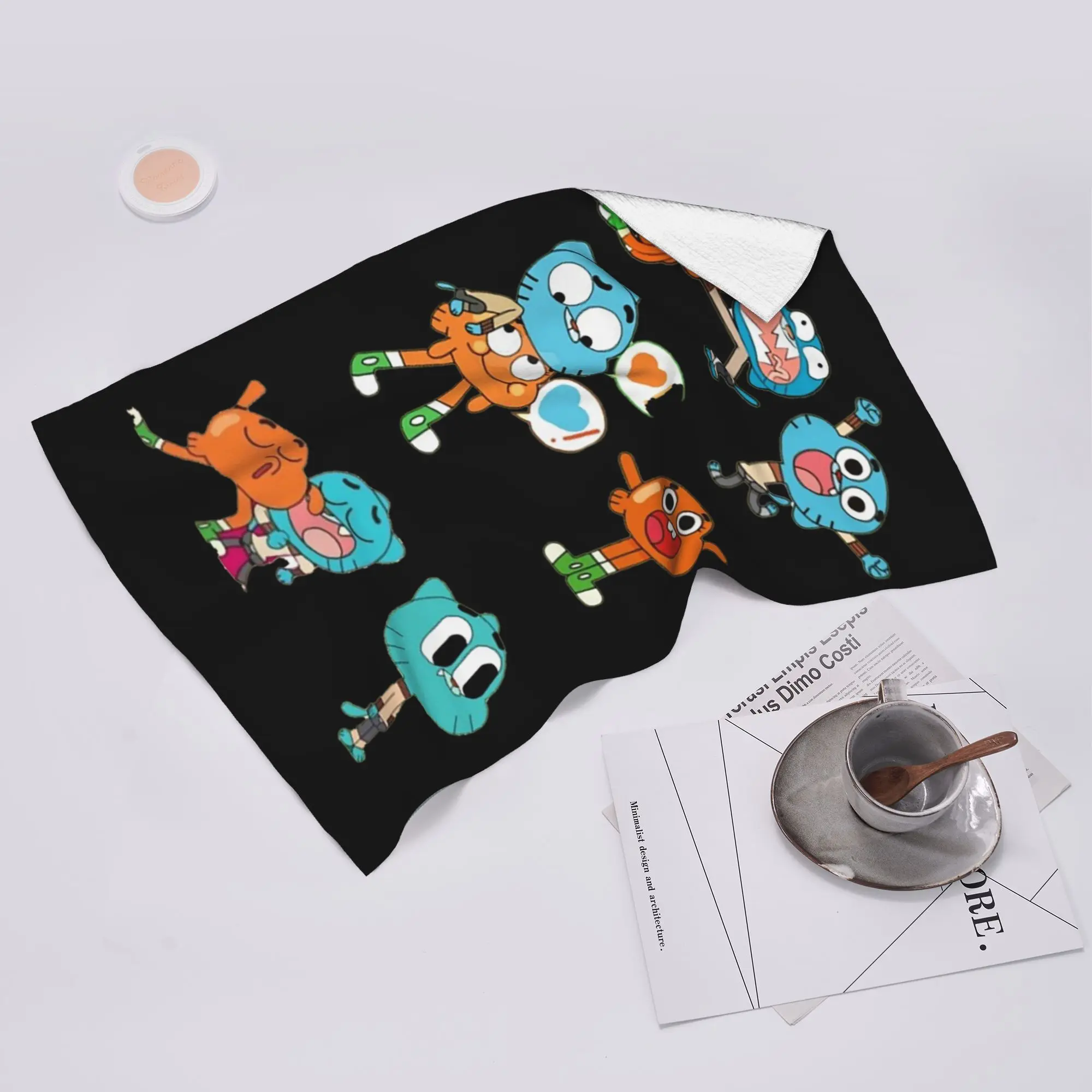 Custom gumball Soft Face Towel Quick Dry Pool Bath Cotton Towels Breathable