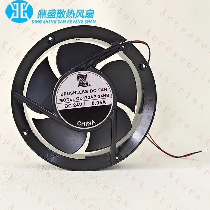 

C for ORION FANS DC FAN OD172AP-24HB 17251 24V 0.95A 17CM Cooling Fan