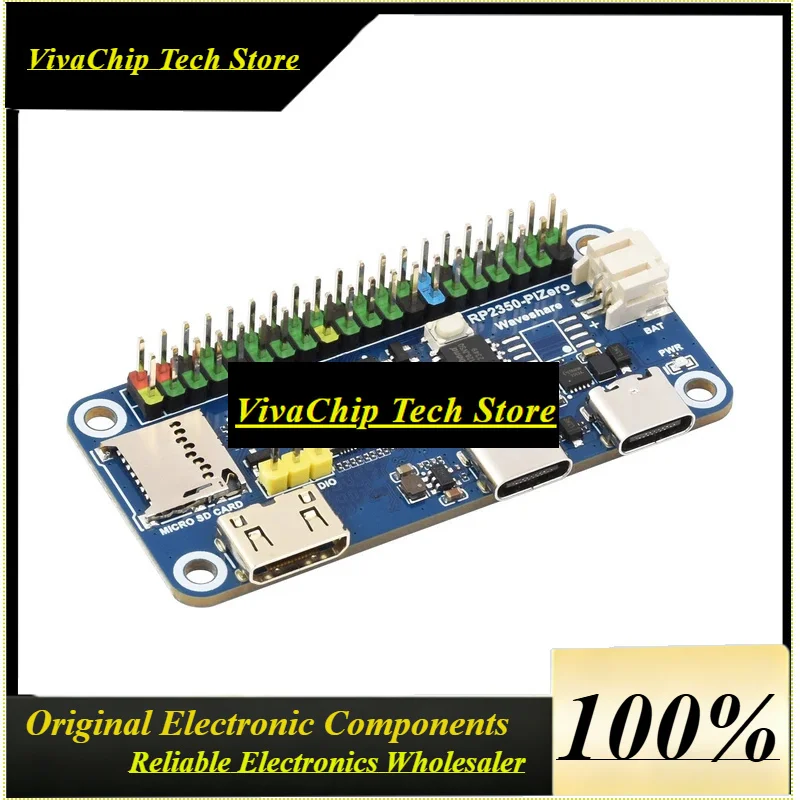 VoFSRP2350-PiZero Development Board Dual-Core Dual-Architecture With 40PIN GPIO Raspberry Pi Pico 2