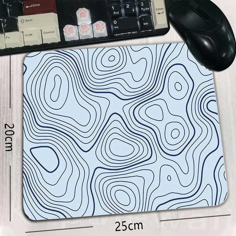 

Topography Extended Mouse Pad Locking Edge Office Mousepad Gaming Speed Keyboard Pads Anti-slip Computer Gamer Samll Desk Mat