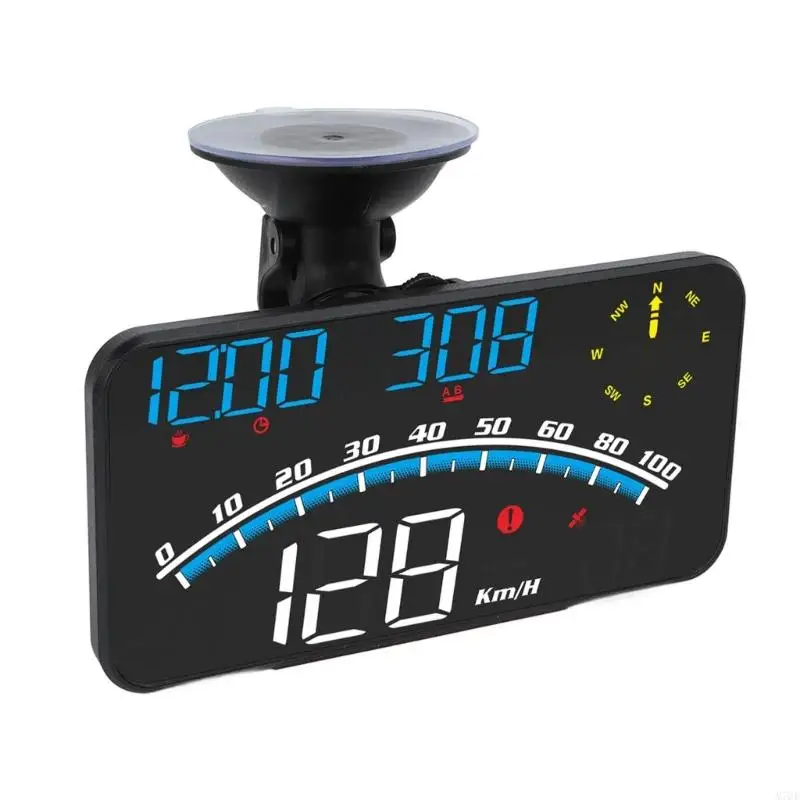M76E Auto-Head-Up-Display, Echtzeit-Fahrdatenbildschirm mit großen Ziffern, Richtungsanzeige, USB-Stromversorgung – Detail 5