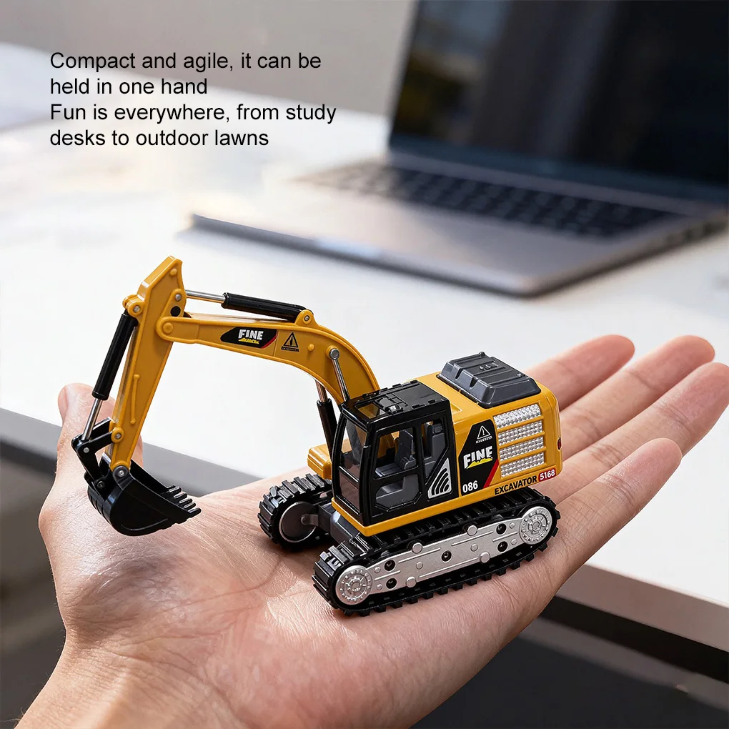 

HG4-301 Electric Remote Control Excavator Simulation Alloy Engineering Vehicle Toy Car Bulldozer Dump Truck ﻿