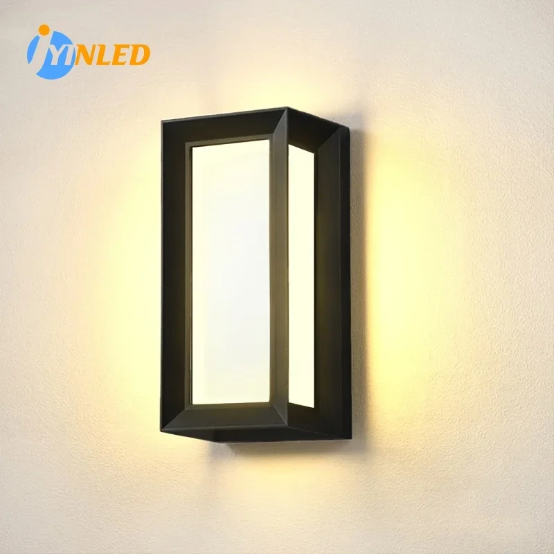 

1pc 3000k Warm White Light Garden Corridor Outdoor Lighting Villa Courtyard Outdoor Wall Light LED Balcony Light Fence Hall Park