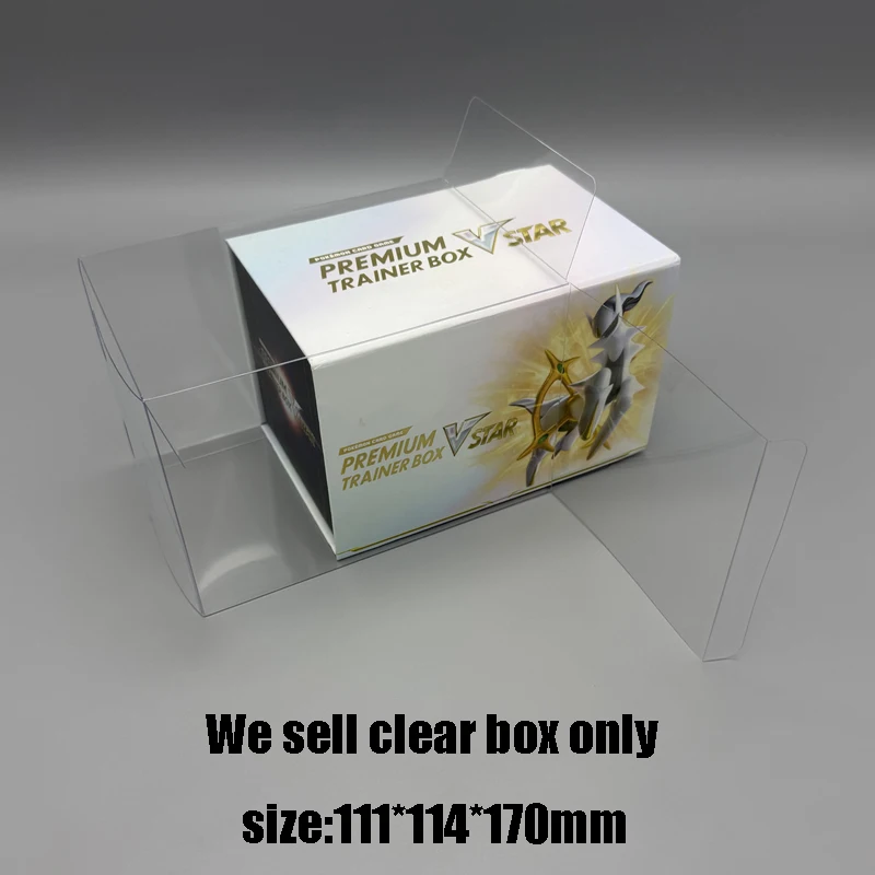 Transparent Box For PTCG JP Star Birth Arceus VSTAR Trainer Box Clear Collector Protector Case