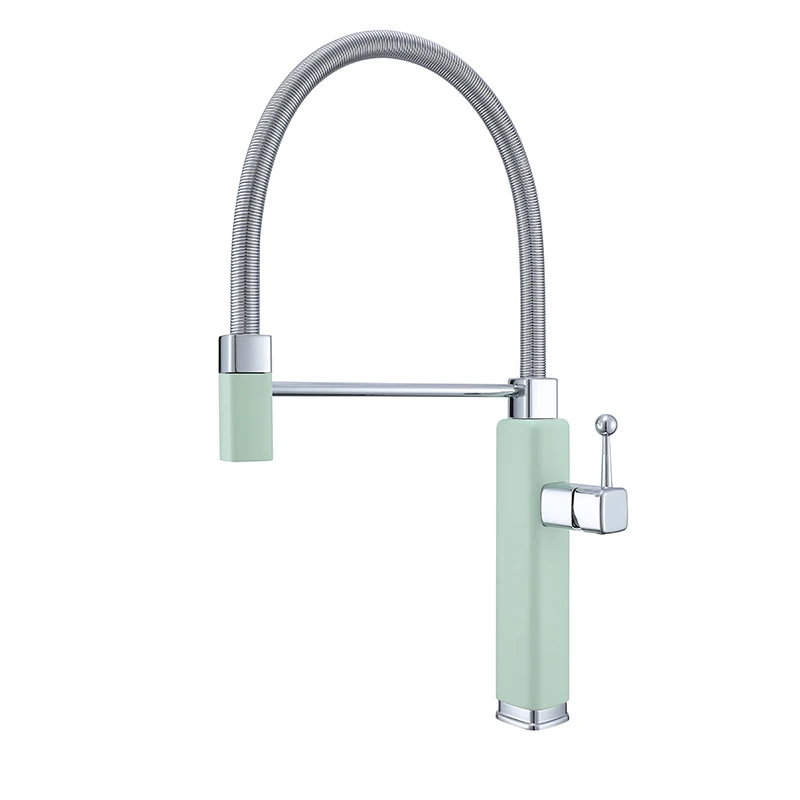 الموضة الراقية الجديدة العالمي سحب صنبور المطبخ يمكن أن تدوير بالوعة