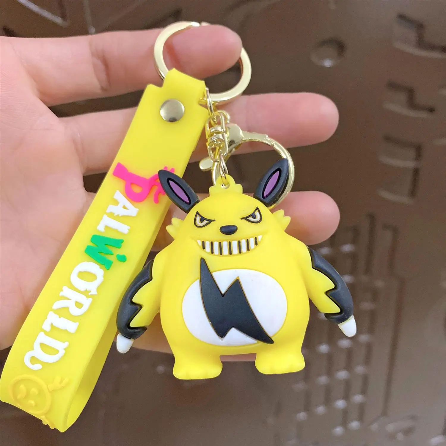 Neuer Palworld Chillet Cryolinx Chikipi Plüsch-Schlüsselanhänger, hochwertiges, niedliches Puppendesign, perfekt für Paare, Taschen oder Auto-Accessoires. – Detail 9