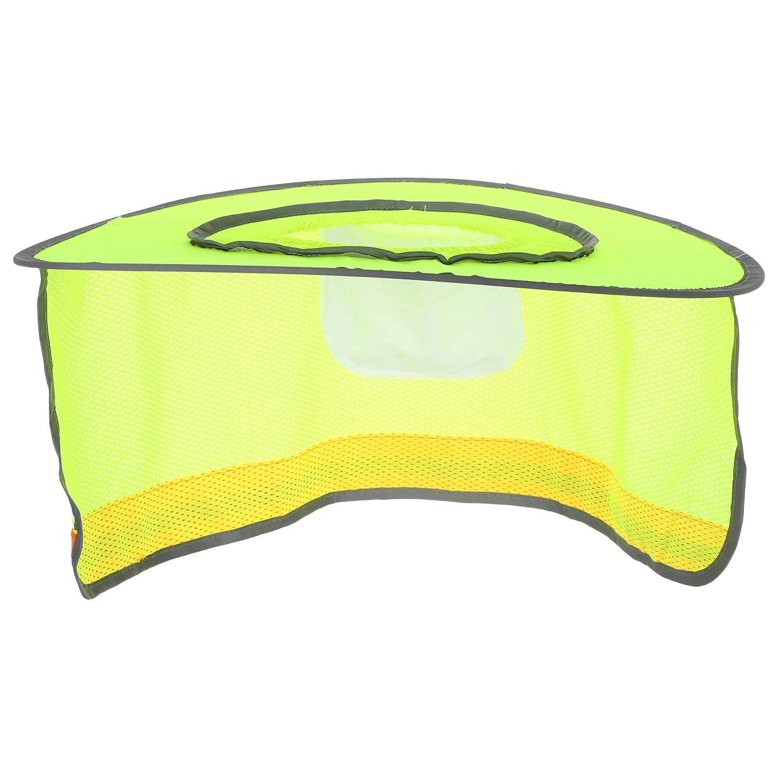

Protection Wide Brim Sun Visor With Reflective Strips Mesh Ventilation Cooling Safety Visor For Construction Workers