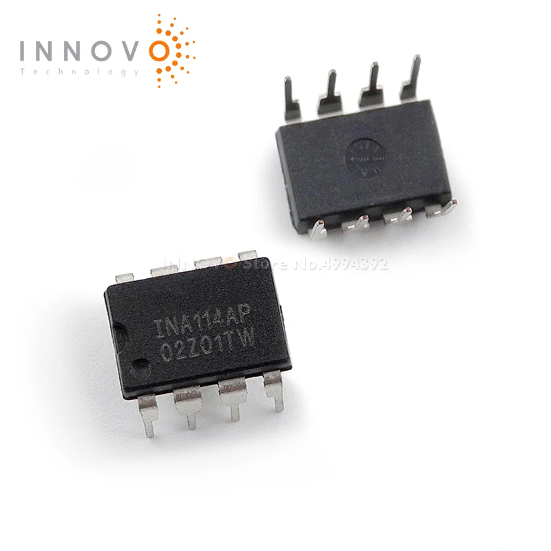 2pcs/lot INA114AP INA114 INST AMP 1 CIRCUIT DIP-8 New original