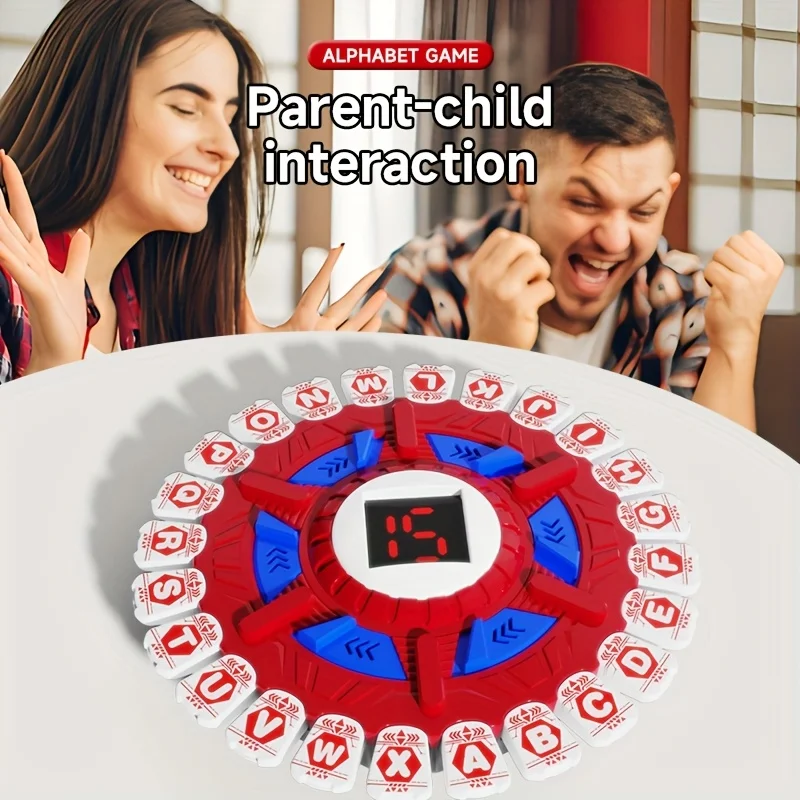 24-Key Spanish Alphabet Game (Digital Display Version) – Fun Brain Challenge, Fast-Thinking Board/Tabletop Game.