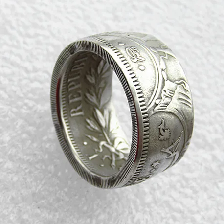 Handmade Ring By France 5 Francs 'Head' LAN 4 A copper-nickel alloy Copy Coin In Sizes 8-16