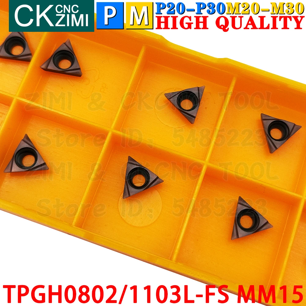 TPGH080202L-FS TPGH110302L-FS TPGH110304L-FS MM15 Carbide Insert Fine Boring Turning Insert Tool TPGH CNC Boring Bar Cutter Tool