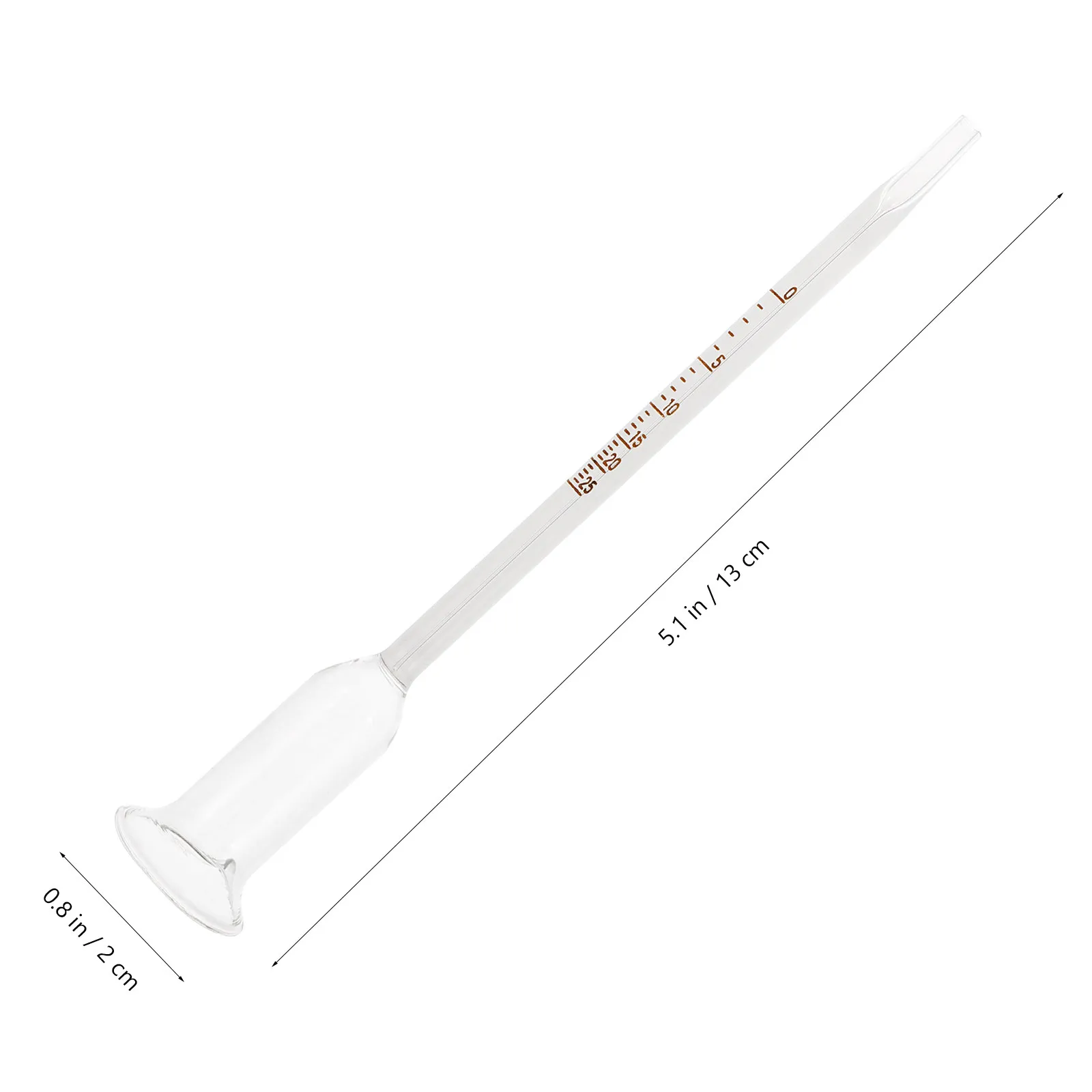 Glass Alcoholmeter Hydrometer Precise Alcohol Content Tester for Wine Distilled Spirits Brewing