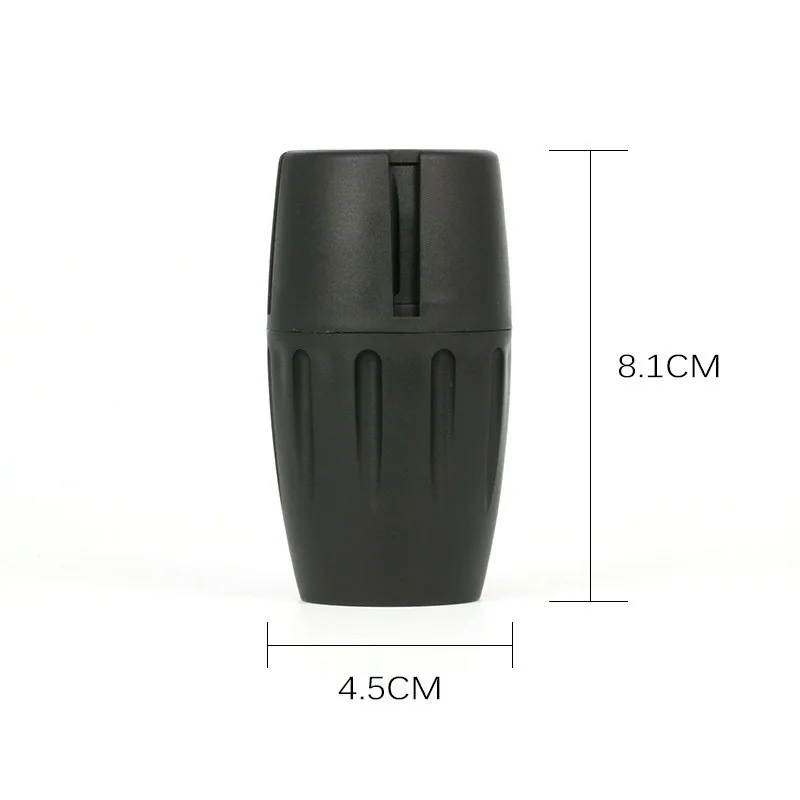 2 in 1 Wine Barrel Shaped Tobacco Grinder with Hemp Storage Jar Portable 45*81mm Manual Herb Crusher Smoking Accessory