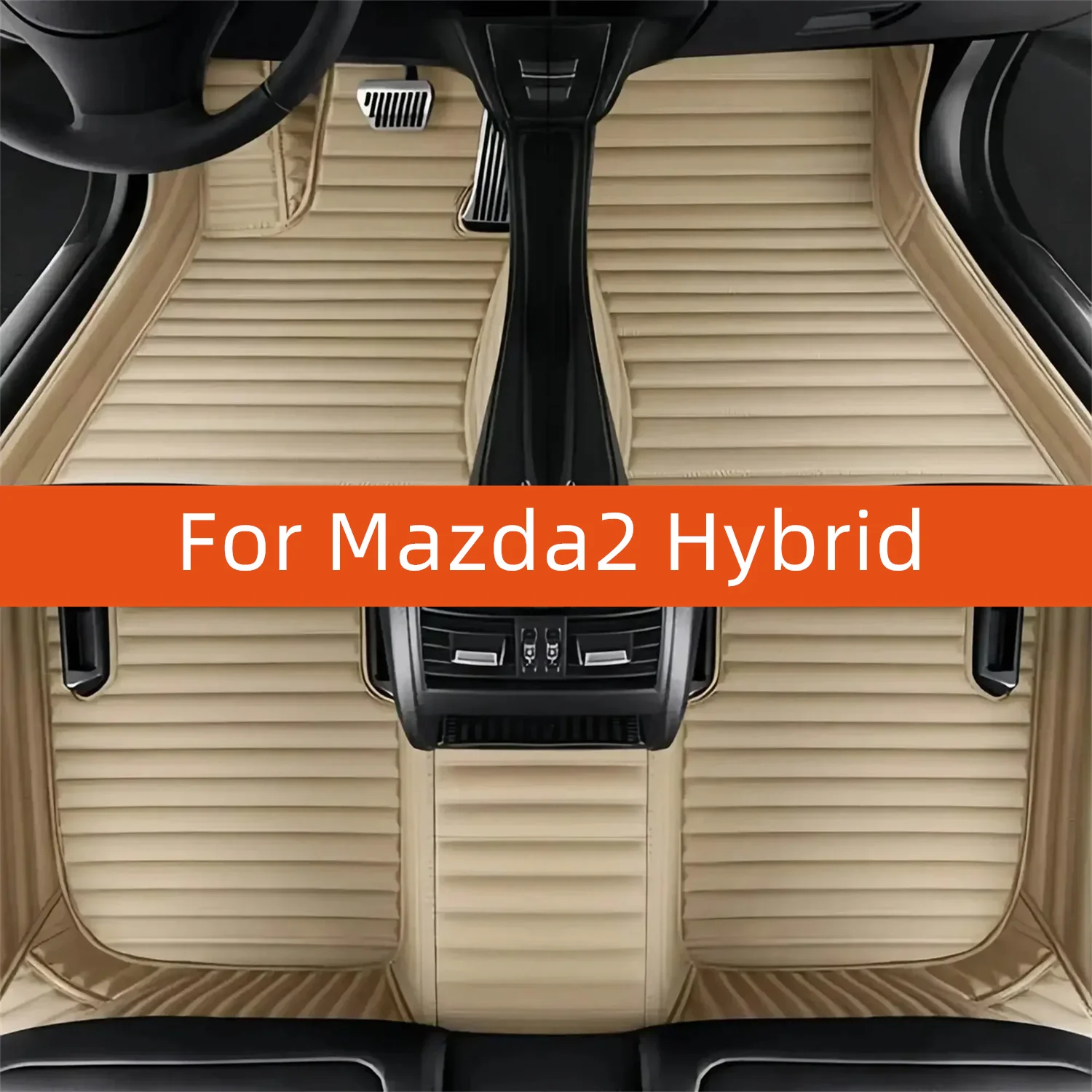 

Custom Leather Car Floor Mat For Mazda Mazda2 Hybrid 2021 2022 2023 2024 2025 2026 2027 Car Mat Interior Accessories