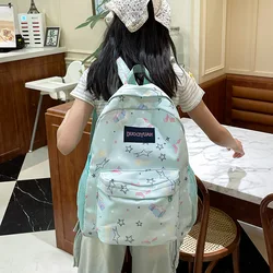 Shool Backpack for Middle School Student Women Fashion Printing Backpack Travel Bag