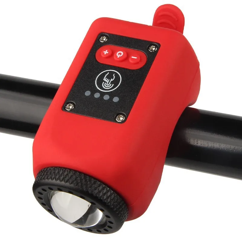 Bicycle Lights Night Riding Charging Headlights Strong Light Mountain Bike Lights Children's Bells Horns Riding Equipment