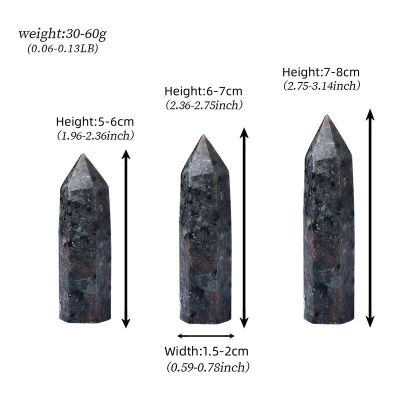 Natural Crystal Flame Stone Polished Crystal Point Healing Stone Tower Hexagonal Prisms Obelisk Wand Treatment Stone DIY Gift