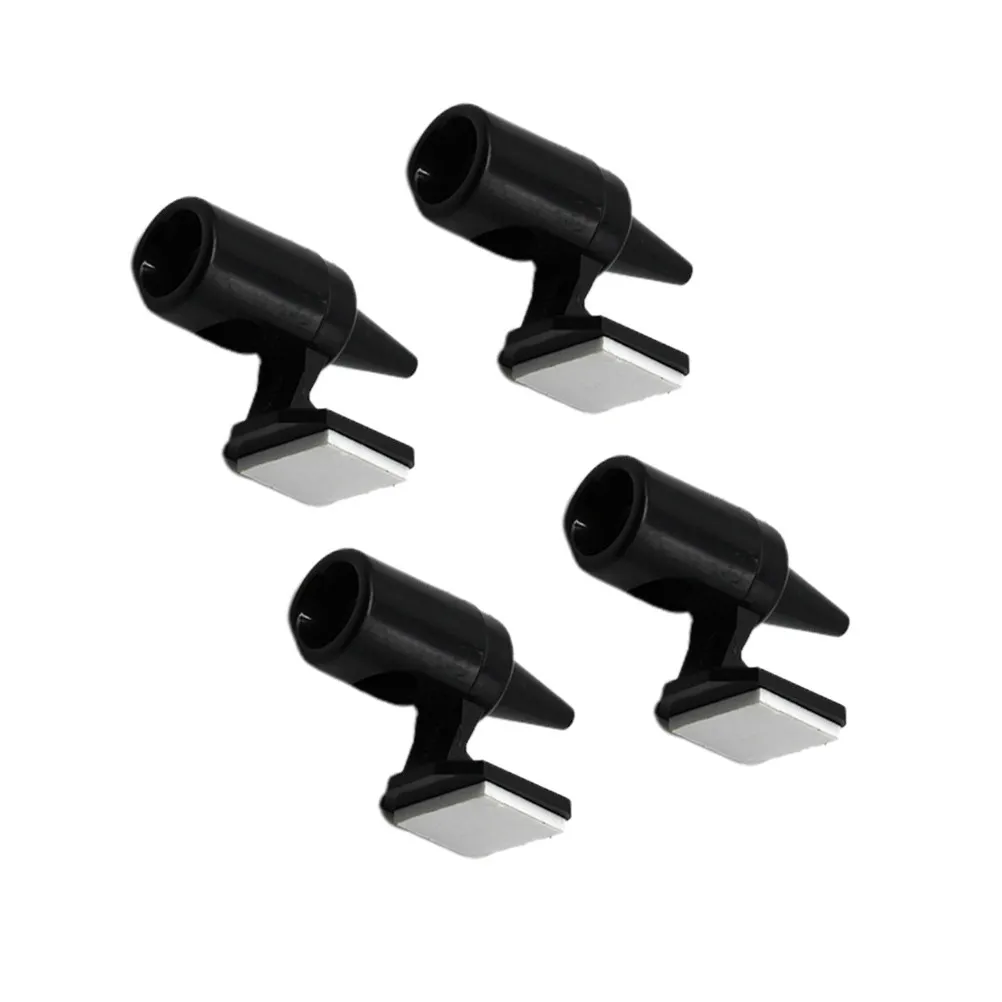 4Pcs Universal Deer Whistle Car Safety Alert Device Ultrasonic Animal Warning Bell Anti-Collision Automotive Accessories Black